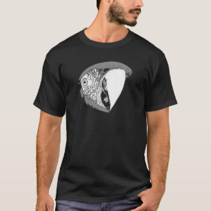 Lulumacaw-Cartoon BW-T - Shirt