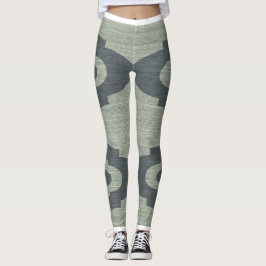 Lulus-Beine Grün und Blau Leggings