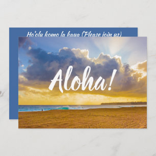 Lumahai Beach, Kauai, Hawaii Einladung