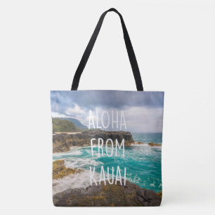 Lumaha'i Strand, Kauai, Hawaiianische Strandtasche