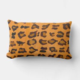 Lumbar Pillow Chic Leopard-Print Animal Print Lendenkissen