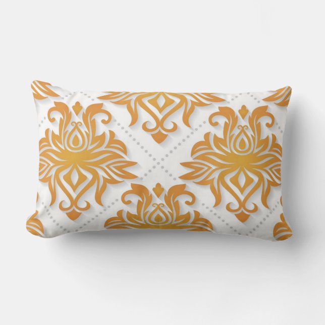 Lumbar Pillow Gold Design Lendenkissen (Vorderseite)