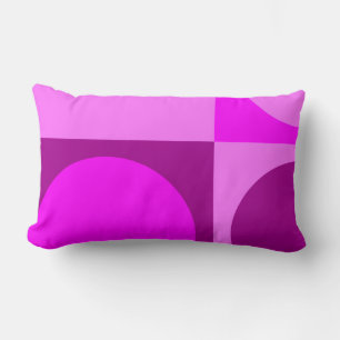 Lumbar Support Cushion, Tiles&Dots in Rosa Lendenkissen