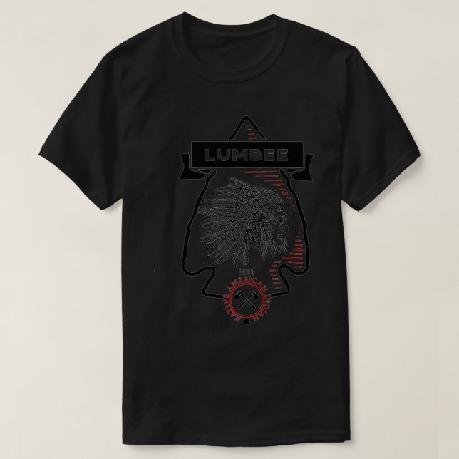 Lumbee Tribe Native American Indian Proud Retro Ar T-Shirt (Design vorne)