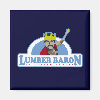 Lumber Baron von Jasper-Landkreis Magnet