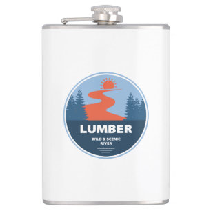 Lumber Wild und Landschaftlich, North Carolina Flachmann