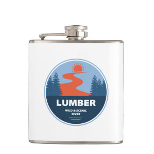 Lumber Wild und Landschaftlich, North Carolina Flachmann