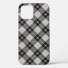 Lumberjack Black Grau Kariertes Muster Case-Mate iPhone Hülle