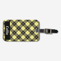 Lumberjack Black & Yellow Kariert