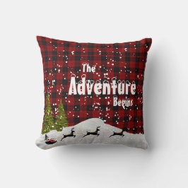 Lumberjack Das Abenteuer beginnt Weihnachten Kissen