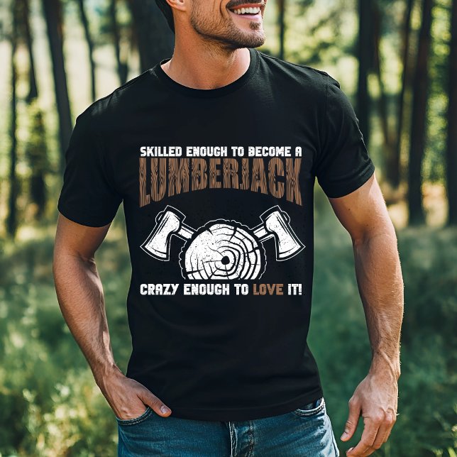 Lumberjack-Design T-Shirt (Von Creator hochgeladen)