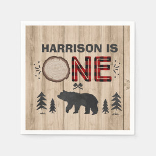 Lumberjack Geburtstagsparty Napkin Lumberjack Part Serviette