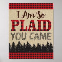 Lumberjack Geburtstagszeichen, ich bin so Kariert,