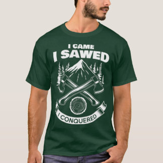 Lumberjack-Holzfäller T-Shirt