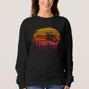 Lumberjack Kettensäge Retro Vintag Sweatshirt