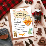 Lumberjack Kids Gingham Birthday Party Foto Einladung<br><div class="desc">Flannel up für ein wenig Spaß mit dieser bezaubernden lumberjack-thematischen Geburtstagsfeier Einladung! Mit einem spielerischen Lumberjack, Waldtieren und einem gemütlichen roten Gingham-Muster auf der Rückseite ist dieses Design perfekt für Feiern im Freien oder im rustikalen Stil. Es ist komplett mit Ihren Party-Details und dem Lieblings-Foto anpassbar und ist ideal für...</div>