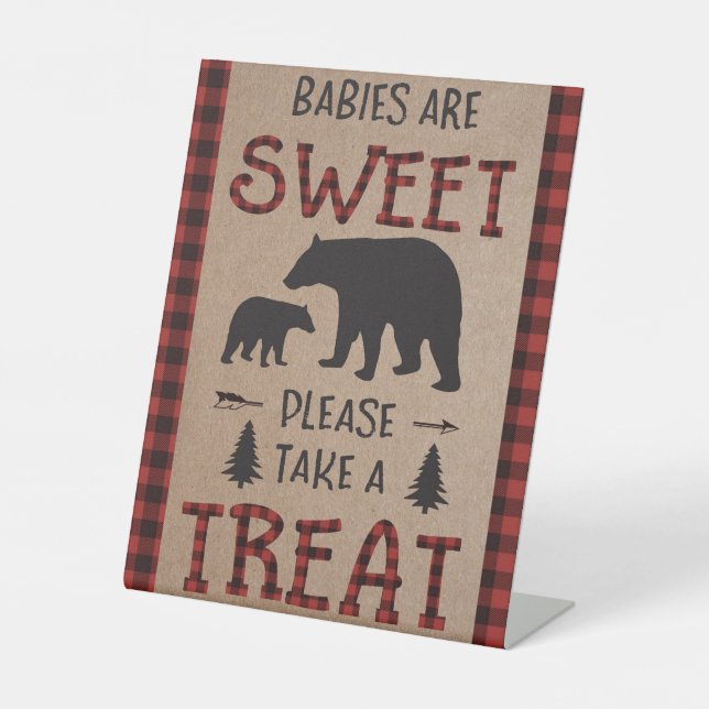 Lumberjack-Leckerei Sockelschild (Vorderseite)
