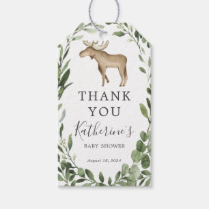 Lumberjack Moose Baby Dusche Gefallen Tag Geschenkanhänger