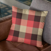 Lumberjack Red Black & Tan Woodsman Kariert