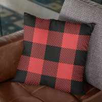 Lumberjack Red & Black Woodsman Tartan Kariert