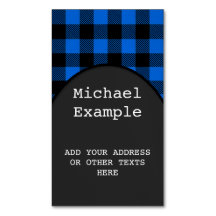 Lumberjack Style - blau Stoff + Ihre Ideen