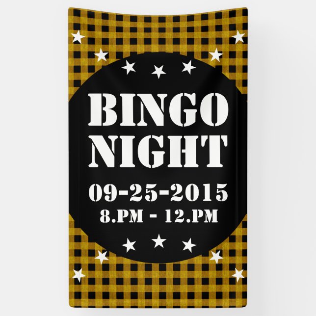 Lumberjack Style - gelber Stoff + Ihre Ideen Banner (Vertikal)