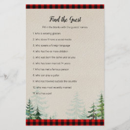 Lumberjack Watercolor Finden Sie das Gast-Spiel