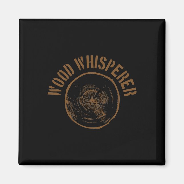 Lumberjack Woodworker Magnet (Vorne)