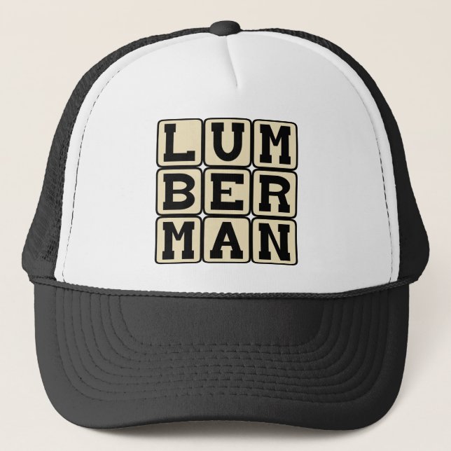 Lumberman, Holzfäller Truckerkappe (Vorderseite)