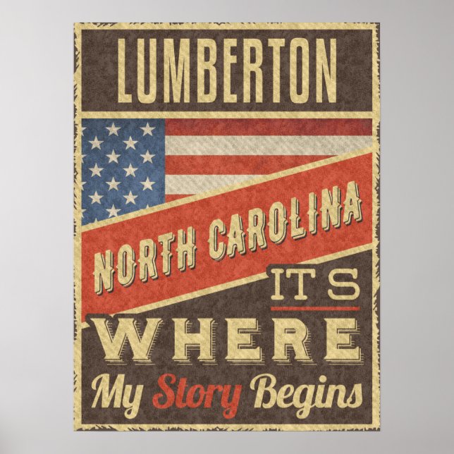 Lumberton North Carolina Poster (Vorne)