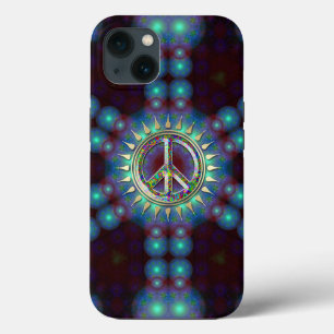 LumiBlue Groovy Peace-Zeichen iPhone Hülle