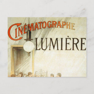 Lumière Brothers Kinoplakat Postkarte