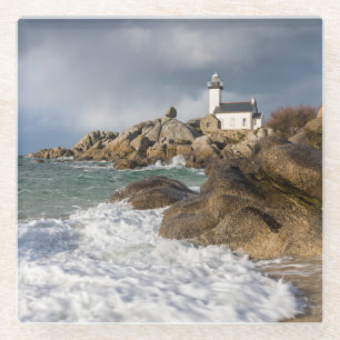 Lumière délicieuse dans le Finistère Nord Glasuntersetzer