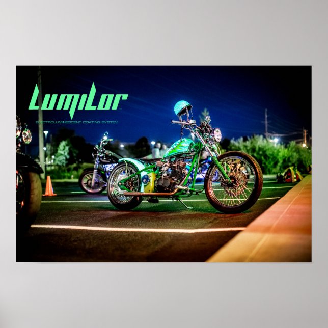 LumiLor Dragon Bike Poster (Vorne)