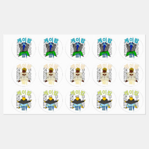 LUMINA K-Pop Idol Stickers Etiketten