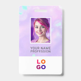 Lumina Opal Business Logo, Foto, QR Code, Name ID Ausweis