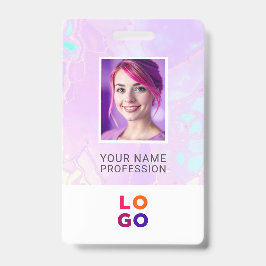 Lumina Opal Business Logo, Foto, QR Code, Name ID Ausweis