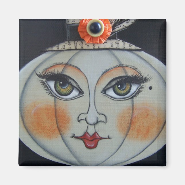 Lumina Pumpkin Halloween Magnet (Vorne)