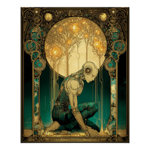 Lumineszente Himmelfahrt Poster