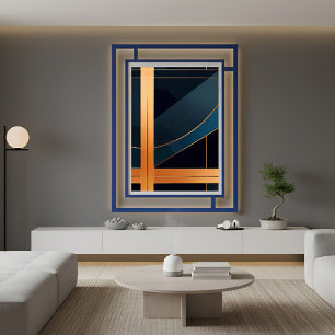 Lumineszente Struktur Poster