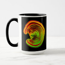 Lumineszente thermische geschichtete 3D-Abstract-G