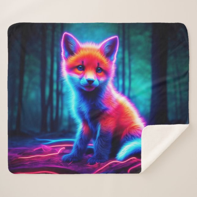 Lumineszenz Fuchs Tier tief dunkle Wälder Sherpadecke (Vorderseite (Horizontal))