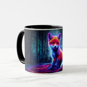 Lumineszenz Fuchs Tier tief dunkle Wälder Tasse
