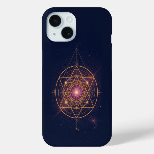 Lumineszierendes Mandala der goldenen Harmonie Case-Mate iPhone Hülle