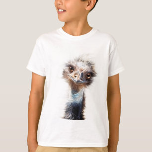 Luminöse Emu Art Hähnchen T-Shirt