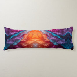 Luminous Abstract Tissue Paper Layers Seitenschläferkissen