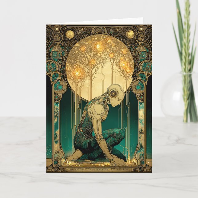 Luminous Ascension Feiertagskarte (Vorderseite)