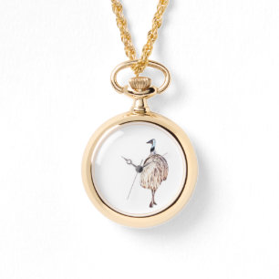 Luminous Emu Art Armbanduhr