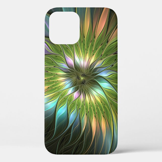 Luminous Fantasy Blume Fraktal Art Case-Mate iPhone Hülle (Rückseite)