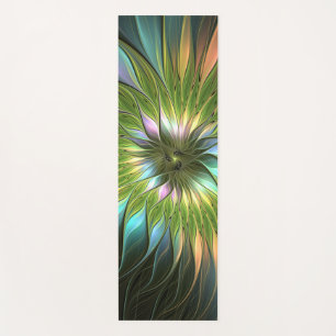 Luminous Fantasy Blume Fraktal Art Yogamatte